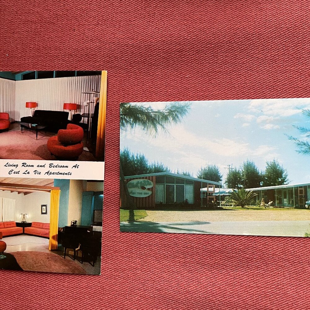 Vintage Lot of 7 Florida Unused Postcards